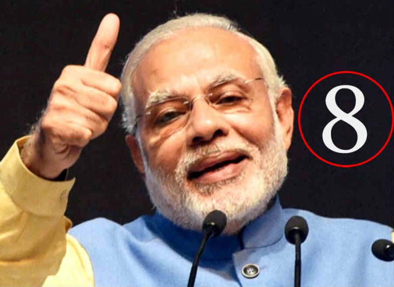 ज्‍योतिष : मोदी का अंक 8 से गहरा कनेक्‍शन, नंबर 8 ही बनाएगा नरेन्‍द्र मोदी को दोबारा प्रधानमंत्री