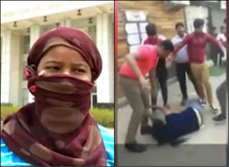 Video: सैलरी मांगने पर मुस्लिम युवक ने युवती को जमकर पीटा, बीच सड़क पर वीडियो बनाते रहे लोग