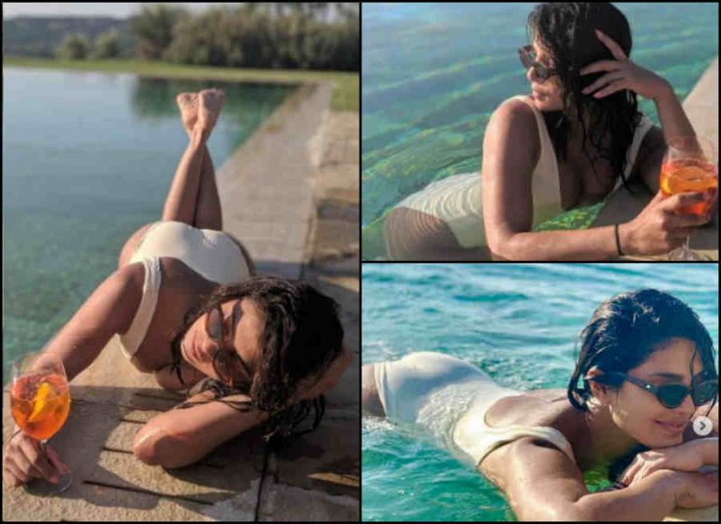 स्‍वीमिंग पूल में नहाती प्रियंका चोपड़ा की प्राइवेट तस्‍वीरें आईं सामने, पति के साथ हो रहीं रोमांटिक