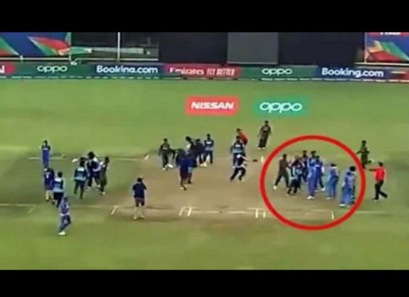 अंडर 19 विश्वकप- बांग्लादेशी खिलाड़ियों के सिर चढा जीत का भूत, भारतीयों से की बदसलूकी, वीडियो