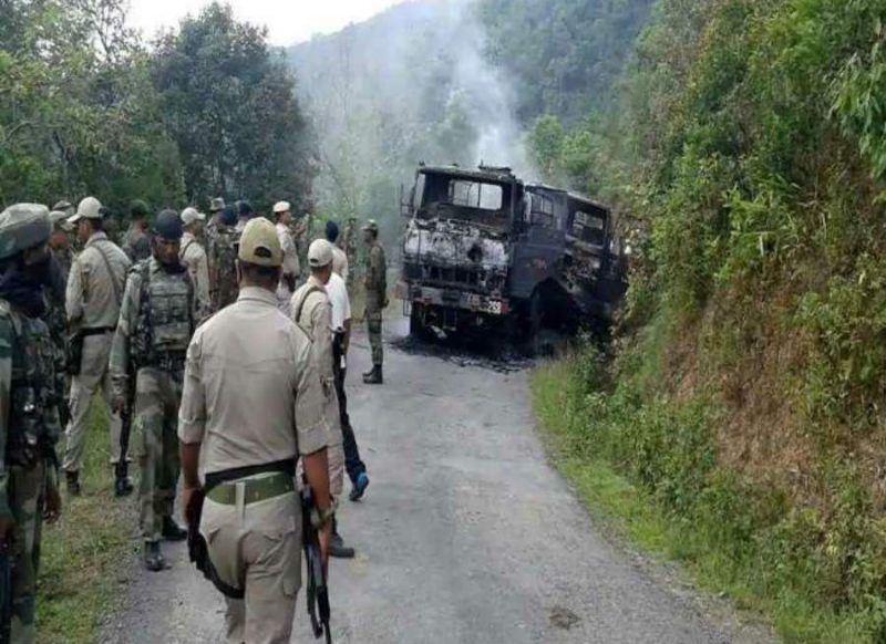 भारत-म्यांमार सीमा पर असम रायफल्स के जवानों पर हमला, तीन शहीद, 4 घायल