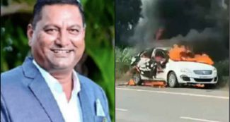 गाड़ी में रखे हैंड सैनिटाइजर से भड़की आग, NCP नेता संजय शिंदे की जिंदा जलकर मौत