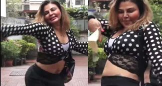 मुंबई की बारिश में झूम कर नाची राखी सावंत, नौटंकी देख लोग हंसते-हंसते बेहाल, वीडियो