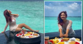 रश्मि देसाई मालदीव में कर रही हैं चिल, Floating Breakfast किया इंज्‍वॉय, तस्‍वीरें मचा रहीं धमाल