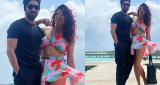 मालदीव से आयुष्‍मान खुराना की पत्‍नी ताहिरा के साथ तस्‍वीरें वायरल, हवा के झोंके से उड़ गई स्कर्ट