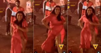 वीडियो- देर रात कैमरों को देखते ही कपड़े संभाल भागने लगी एक्ट्रेस, सबके सामने खुल गई ड्रेस