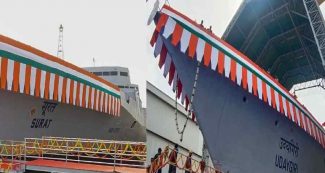 सौ गुना हुई नौसेना की ताकत, बेड़े में शामिल हुए दो नए जंगी जहाज, ब्रह्मोस-बराक मिसाइलों से लैस