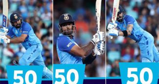 पहले रोहित, फिर विराट और सूर्या, एक साथ 3 पचासा, टीम इंडिया ने बनाया महारिकॉर्ड