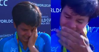 विश्वकप जीतने के बाद खुद को रोक नहीं पाई कप्तान शेफाली वर्मा, छलछला उठे आंसू, वीडियो