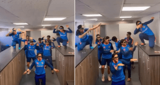 जीत के बाद टीम इंडिया का जबरदस्त जश्न, ड्रेसिंग रुम का वीडियो वायरल